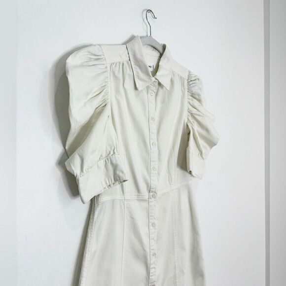 FRAME Gillian Puff Sleeve Mini Dress - Picture 8 of 13